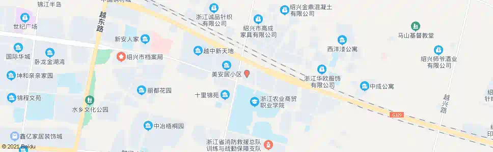 绍兴越胜公寓_公交站地图_绍兴公交_妙搜公交查询2024