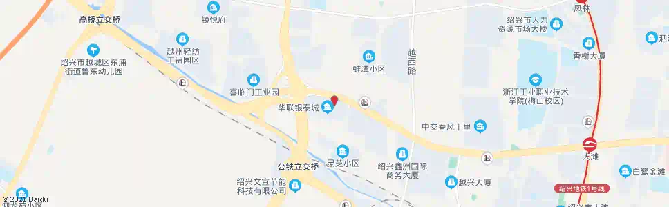 绍兴新世界家居城_公交站地图_绍兴公交_妙搜公交查询2024