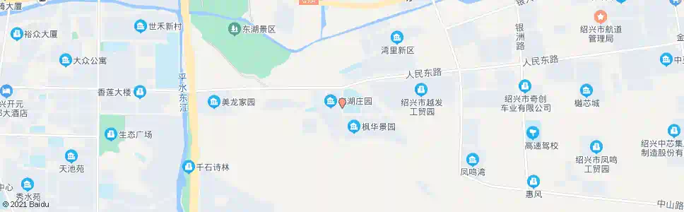 绍兴东湖镇中_公交站地图_绍兴公交_妙搜公交查询2024