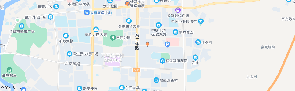 绍兴福田花园(北门)_公交站地图_绍兴公交_妙搜公交查询2024