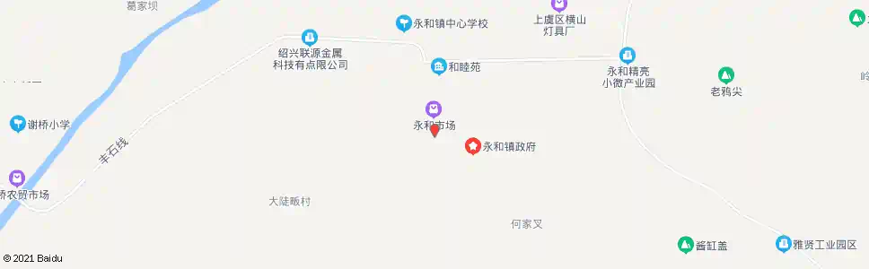 绍兴永和村委_公交站地图_绍兴公交_妙搜公交查询2024