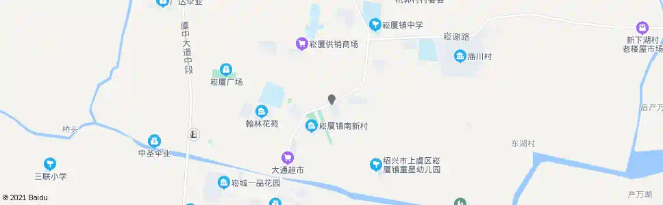 绍兴崧厦市场_公交站地图_绍兴公交_妙搜公交查询2024