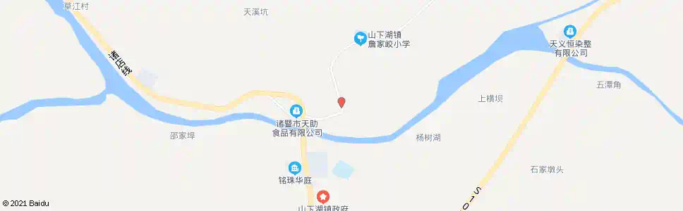 绍兴山下湖村_公交站地图_绍兴公交_妙搜公交查询2024