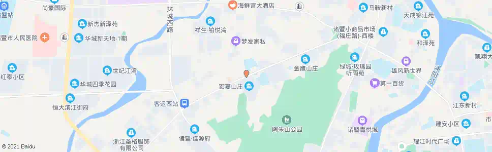 绍兴教师进修学校_公交站地图_绍兴公交_妙搜公交查询2024