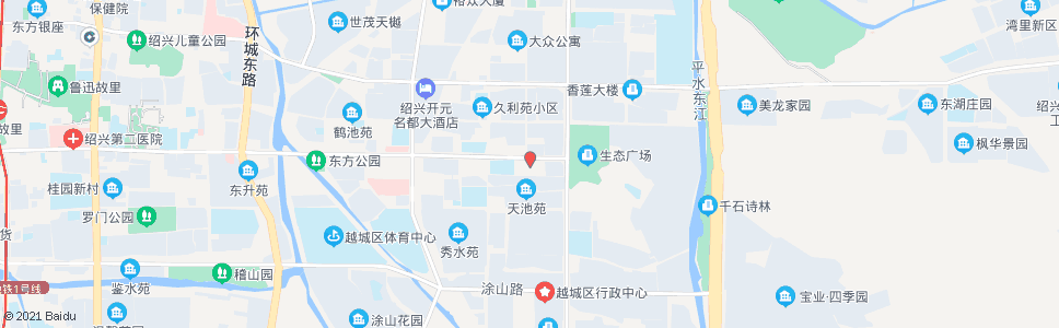 绍兴传媒中心_公交站地图_绍兴公交_妙搜公交查询2024