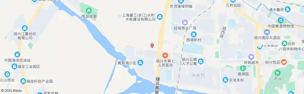 绍兴青甸湖小区始发站_公交站地图_绍兴公交_妙搜公交查询2024