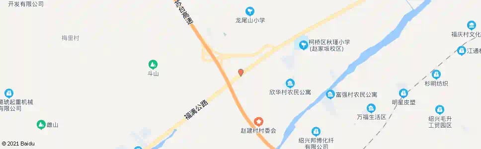 绍兴赵建村_公交站地图_绍兴公交_妙搜公交查询2024