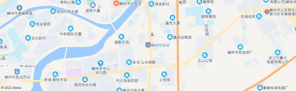 绍兴嵊州东站_公交站地图_绍兴公交_妙搜公交查询2024