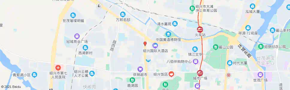 绍兴辕门桥环岛_公交站地图_绍兴公交_妙搜公交查询2024