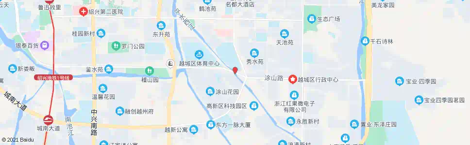 绍兴城东科技园区_公交站地图_绍兴公交_妙搜公交查询2024