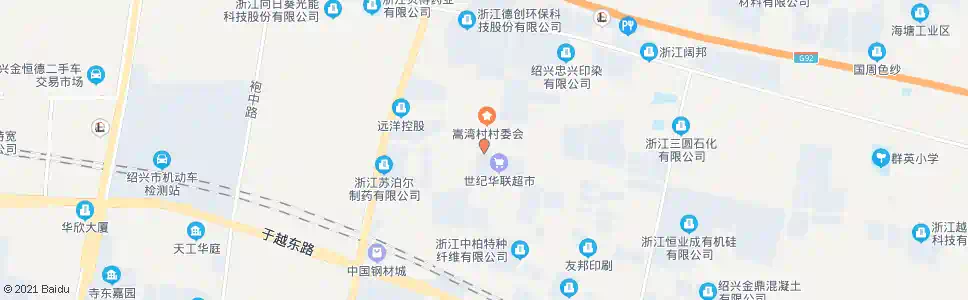 绍兴王家埭_公交站地图_绍兴公交_妙搜公交查询2024