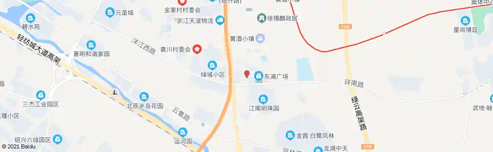 绍兴江南明珠园_公交站地图_绍兴公交_妙搜公交查询2024