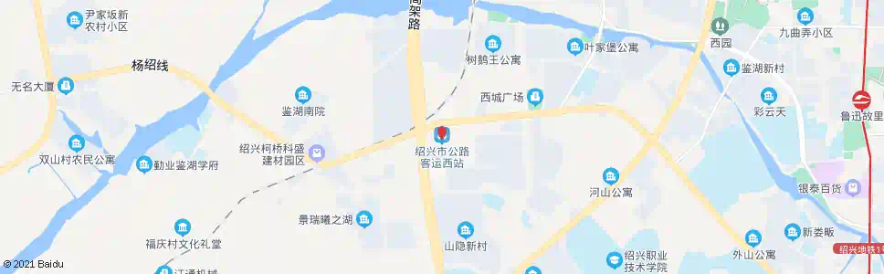 绍兴梅山大桥西_公交站地图_绍兴公交_妙搜公交查询2024