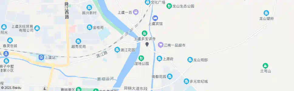 绍兴江南一品(湿地公园)_公交站地图_绍兴公交_妙搜公交查询2024