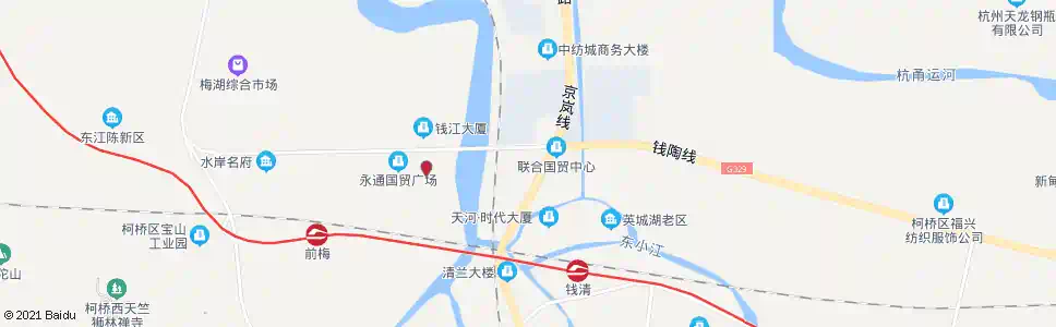 绍兴永通国贸(镇前路口)_公交站地图_绍兴公交_妙搜公交查询2024