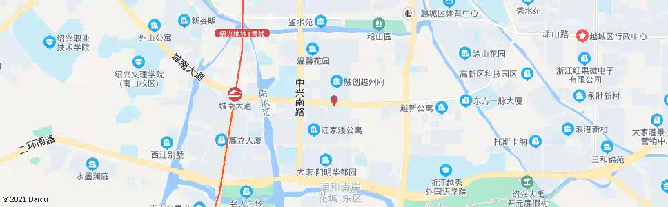 绍兴景都花园北门_公交站地图_绍兴公交_妙搜公交查询2024