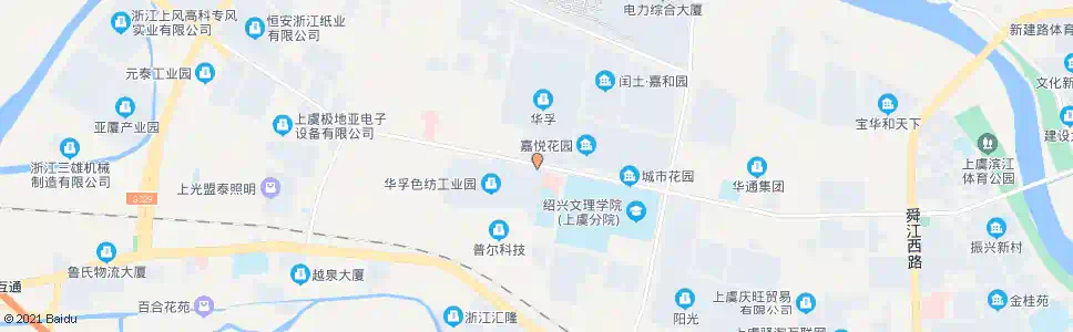 绍兴华孚工业园区(第三医院)_公交站地图_绍兴公交_妙搜公交查询2024