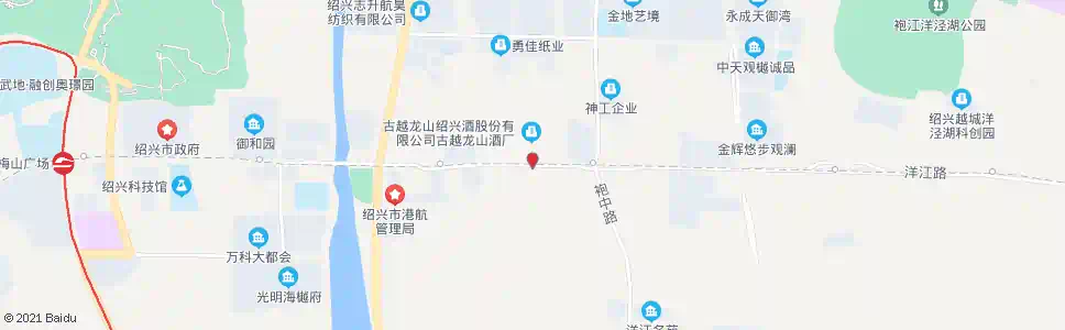 绍兴古越龙山酿酒厂_公交站地图_绍兴公交_妙搜公交查询2024