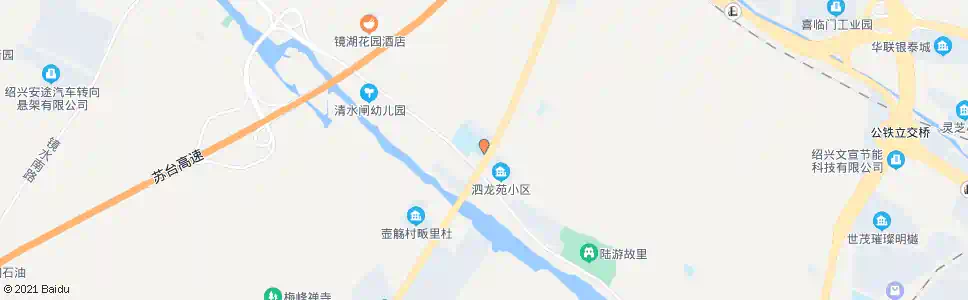 绍兴王家村_公交站地图_绍兴公交_妙搜公交查询2024