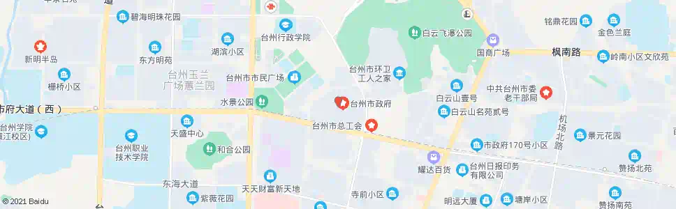 台州温中北门_公交站地图_台州公交_妙搜公交查询2024