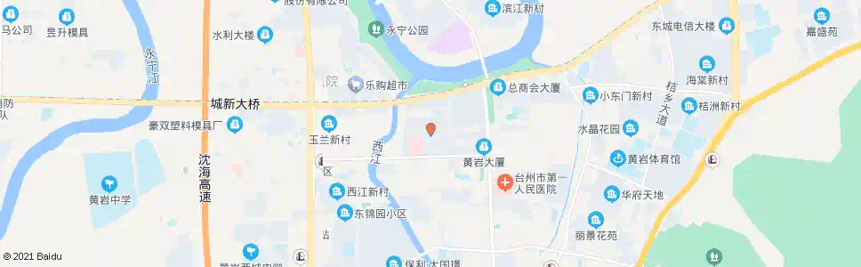 台州西街小区_公交站地图_台州公交_妙搜公交查询2024