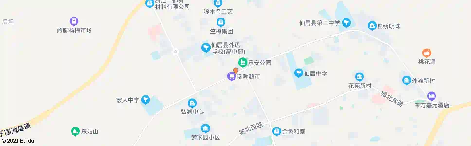 台州乐安公园_公交站地图_台州公交_妙搜公交查询2024