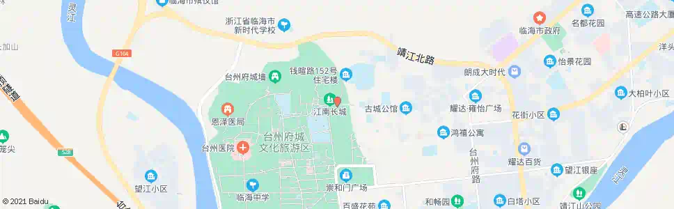 台州江南停车场_公交站地图_台州公交_妙搜公交查询2024