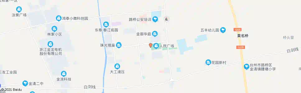 台州金清镇政府南_公交站地图_台州公交_妙搜公交查询2024