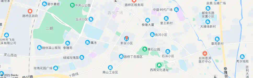 台州新安小区_公交站地图_台州公交_妙搜公交查询2024