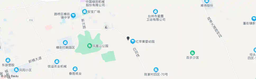 台州红苹果幼儿园_公交站地图_台州公交_妙搜公交查询2024