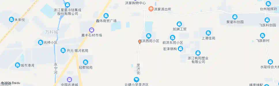 台州前洪村_公交站地图_台州公交_妙搜公交查询2024