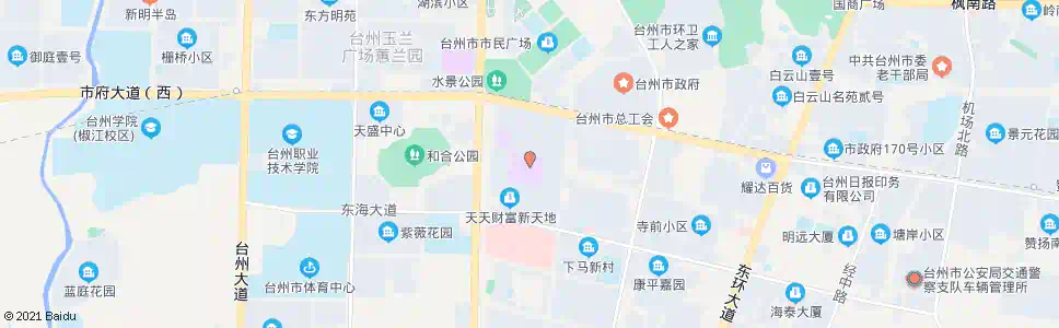 台州东商务区_公交站地图_台州公交_妙搜公交查询2024