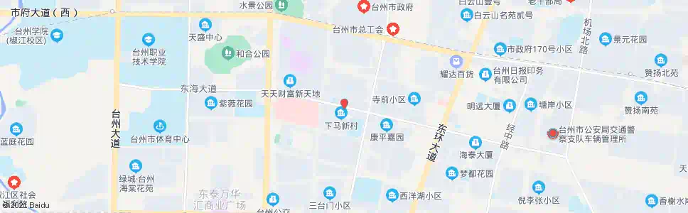 台州下马新村_公交站地图_台州公交_妙搜公交查询2024