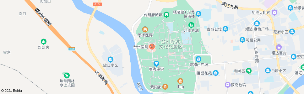台州417医院_公交站地图_台州公交_妙搜公交查询2024