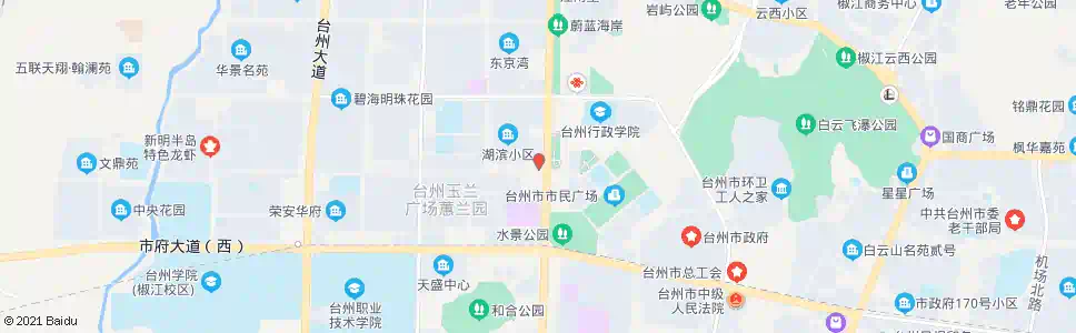 台州公管大楼_公交站地图_台州公交_妙搜公交查询2024