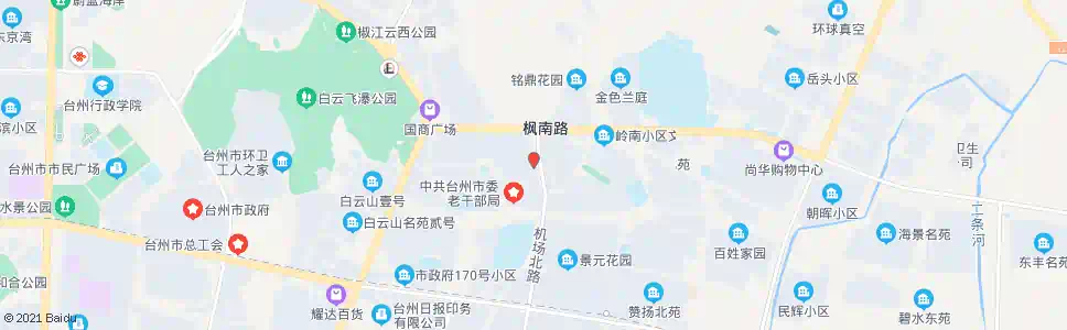 台州枫南小区(东门)_公交站地图_台州公交_妙搜公交查询2024