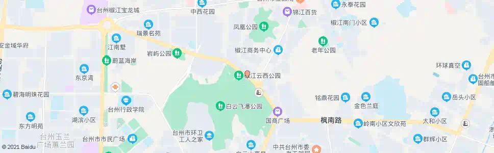 台州白云新村南_公交站地图_台州公交_妙搜公交查询2024