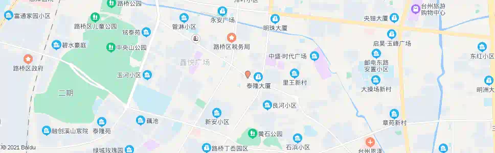 台州花鸟市场_公交站地图_台州公交_妙搜公交查询2024