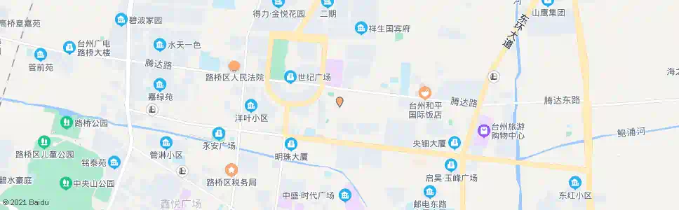 台州蔡於新村_公交站地图_台州公交_妙搜公交查询2024