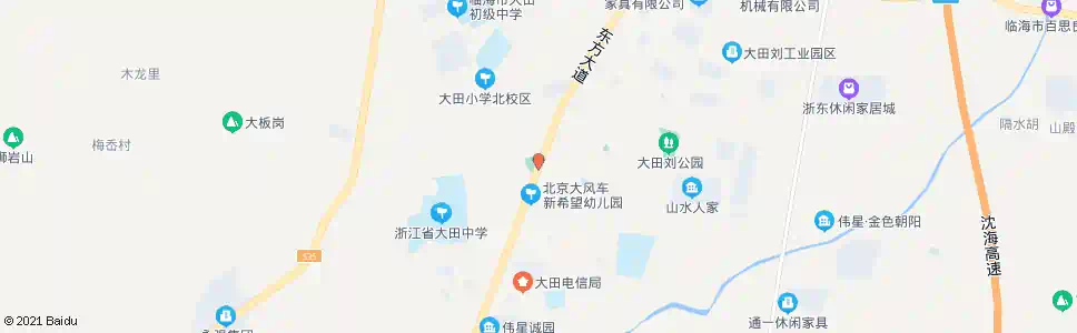 台州大田医院_公交站地图_台州公交_妙搜公交查询2024