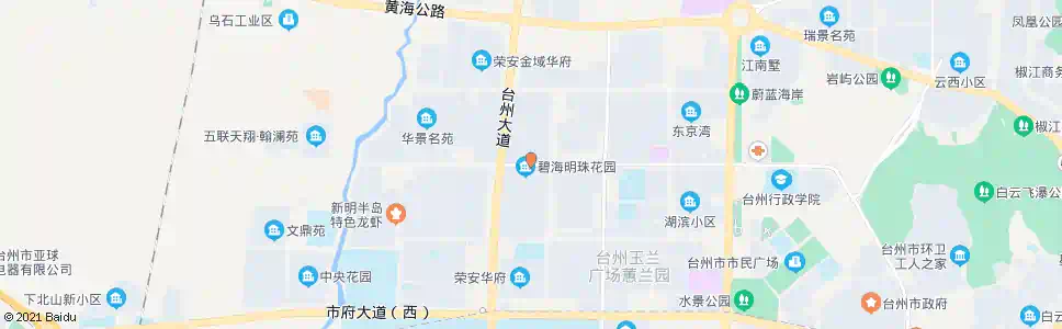 台州碧海明珠_公交站地图_台州公交_妙搜公交查询2024