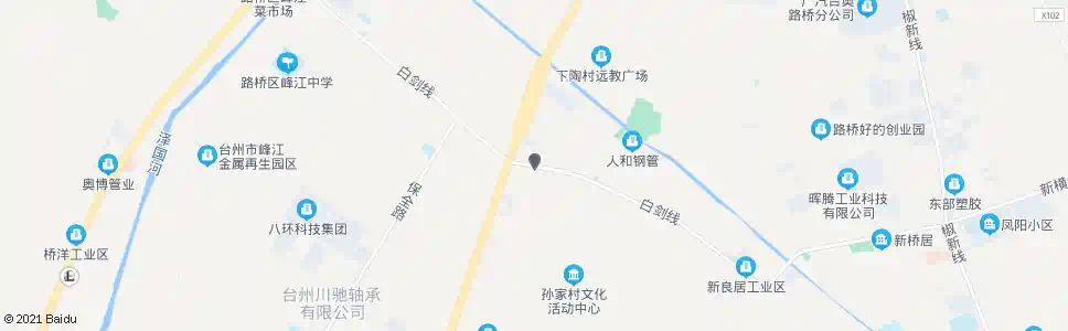 台州左川胡村_公交站地图_台州公交_妙搜公交查询2024