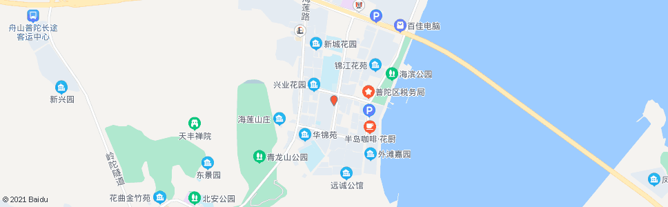 舟山颐景园东门_公交站地图_舟山公交_妙搜公交查询2024