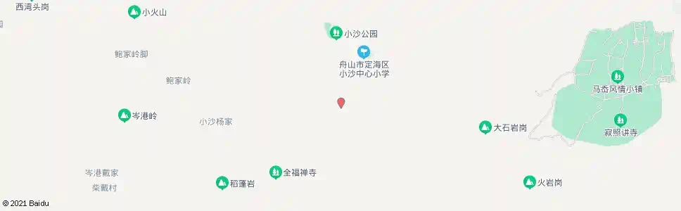 舟山花厅村_公交站地图_舟山公交_妙搜公交查询2024