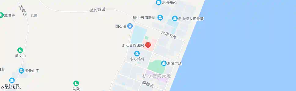 舟山普陀医院(东港)_公交站地图_舟山公交_妙搜公交查询2024