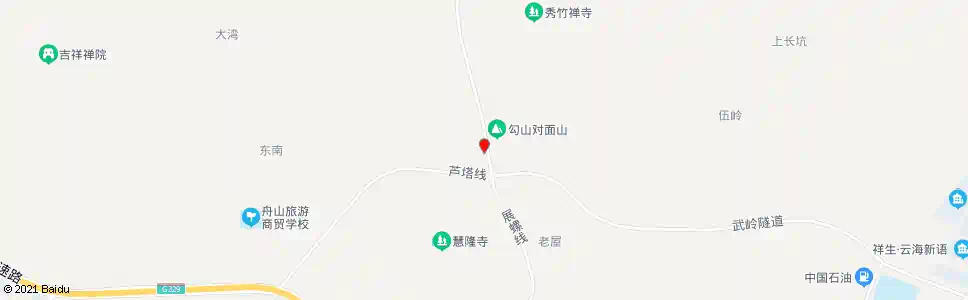 舟山塔岭_公交站地图_舟山公交_妙搜公交查询2024