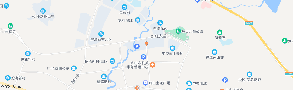 舟山新新家园_公交站地图_舟山公交_妙搜公交查询2024